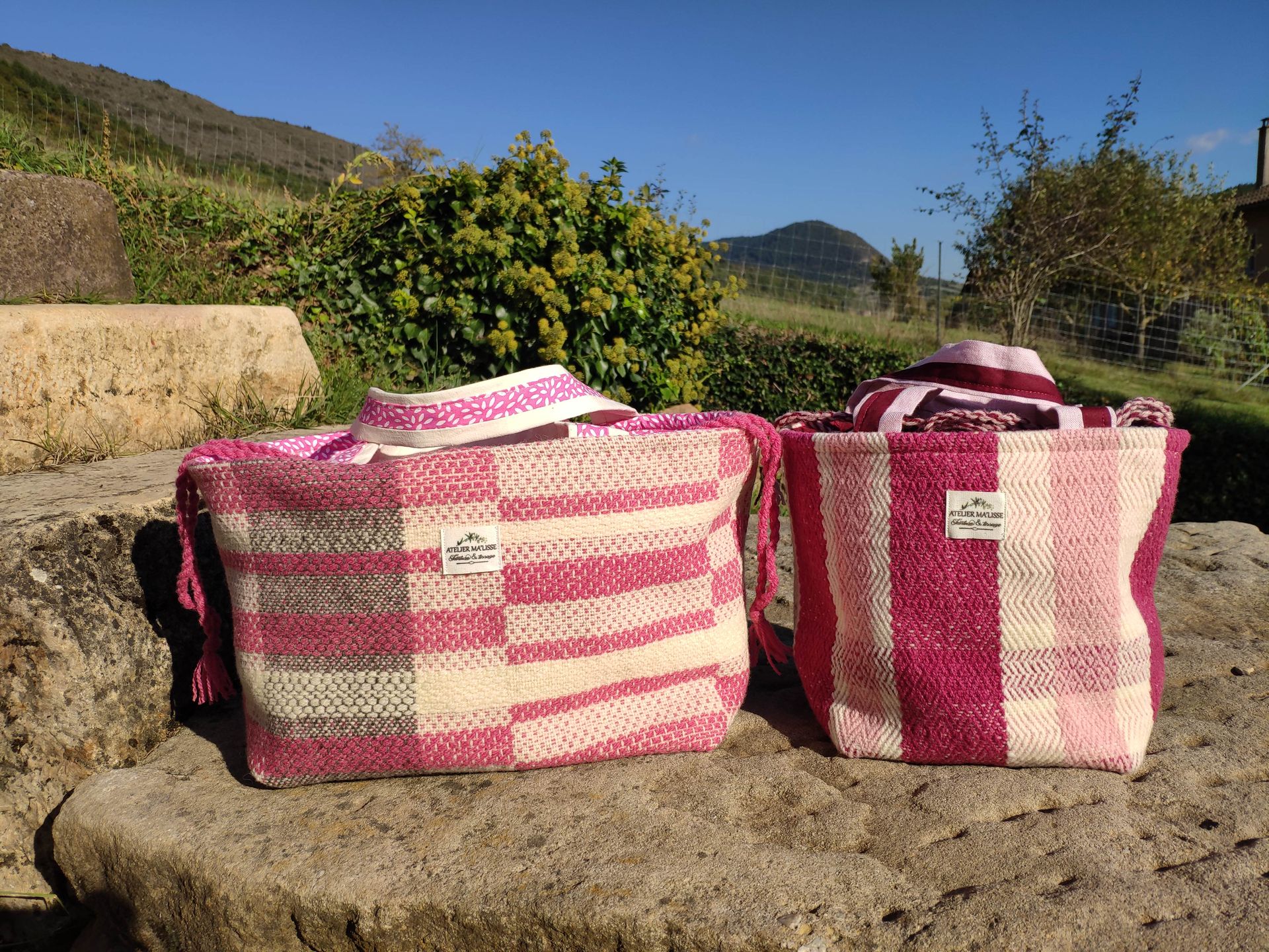 sac pochon-Tarasconnaise-cochenille