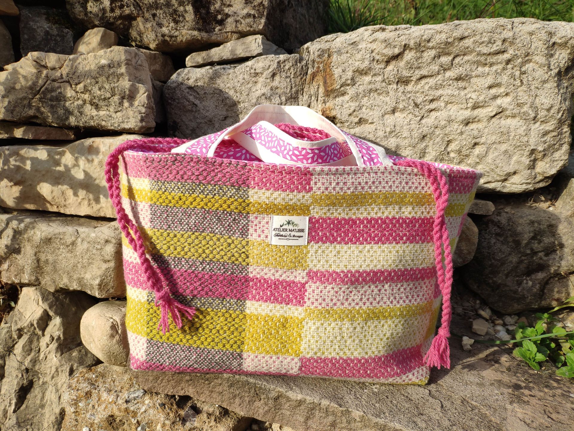 sac pochon-Tarasconnaise-cochenille et millepertuis
